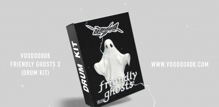 VOODOO808 Friendly Ghosts 3 (DRUM KIT) 2022 WAV